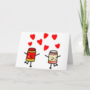 "PB&J-kärlek" kort
