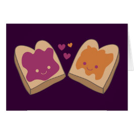 PB&J-kompatibilitet Hälsningskort