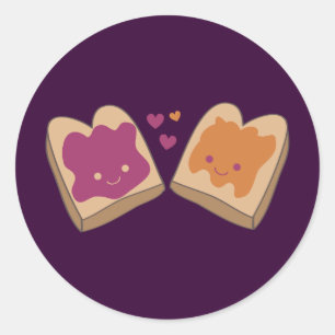 PB&J-kompatibilitet Runt Klistermärke