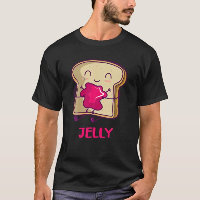 PB J Peanut Butter Jelly Blueberry Family Matching T Shirt (Framsida)