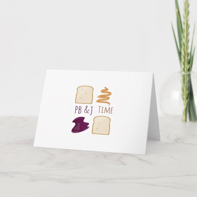 PB&J-tid Kort (Framsida)