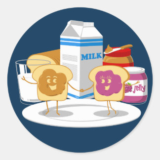 PB Kärlek J Runt Klistermärke