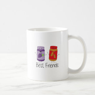 PB och J Best Friends Pb och J BFF Teckning Kaffemugg