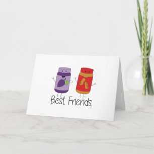 PB och J Best Friends Pb och J BFF Teckning Kort