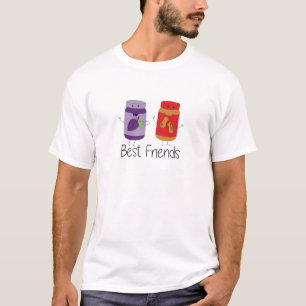 PB och J Best Friends Pb och J BFF Teckning Tee Shirt