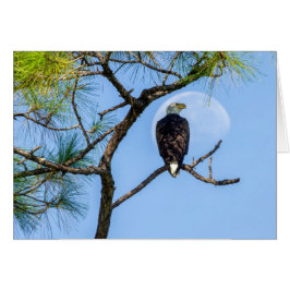 PB och Måne Hälsningskort