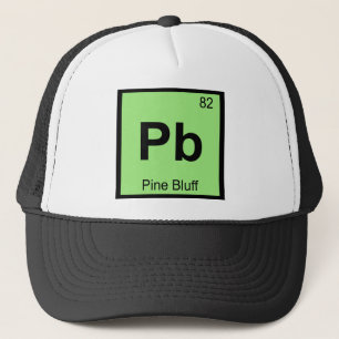 Pb - Pine Bluff Arkansas kemi periodiska systemet Truckerkeps