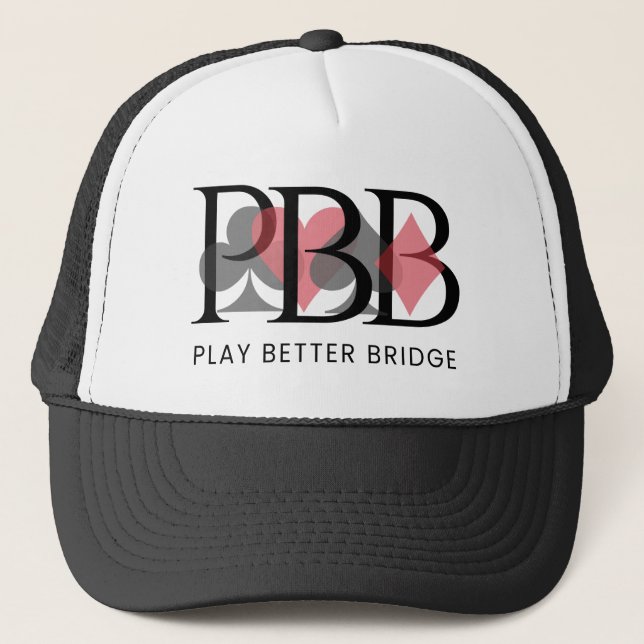 PBB mössa - Röd logotyp Keps (Framsida)