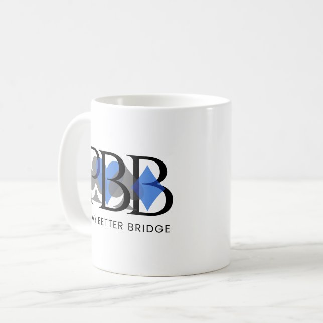 PBB-mugg - Blå Kaffemugg (Framsida vänster)