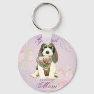 PBGV Heart Mamma Nyckelring