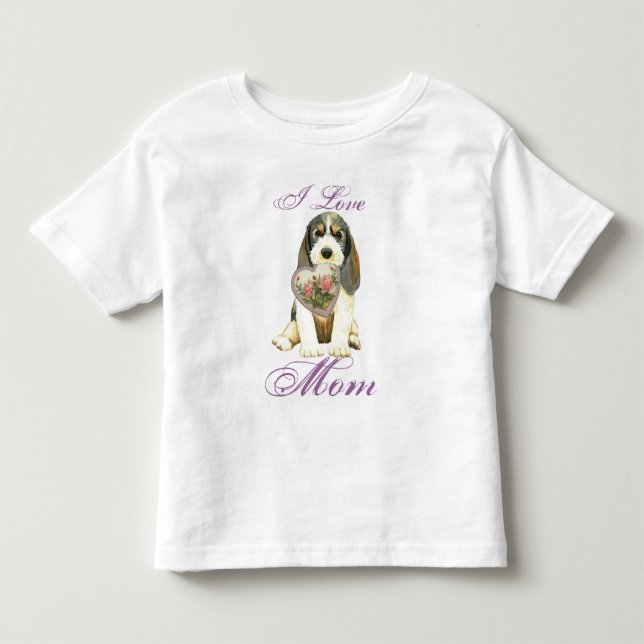 PBGV Heart Mamma T-shirt (Framsida)