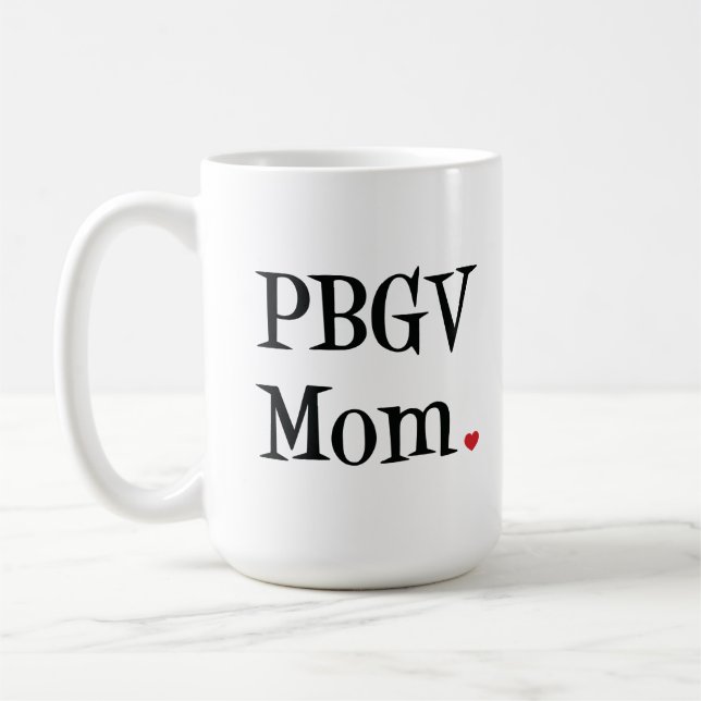 PBGV-mammamugg Kaffemugg (Vänster)