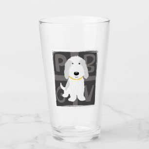 PBGV Petit Basset Griffon Vendeen Tecknad hund Glaskopp