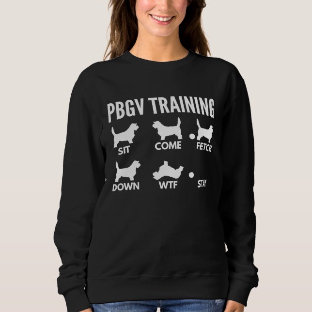 PBGV Training for Petit Basset Griffon Vendeen Own T Shirt (Framsida)