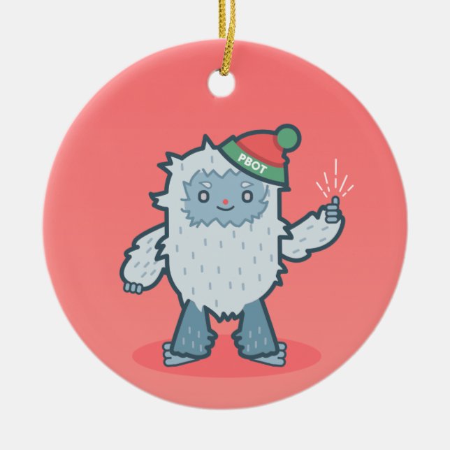 PBOT Yeti Ornament (Framsidan)