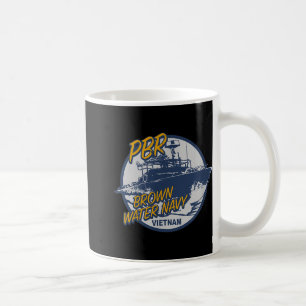 Pbr Patrol Boat River Brown Vatten Vietnam Veteran Kaffemugg
