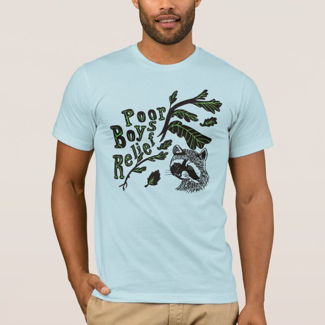 PBR-Raccoonskjorta Tee (Framsida)