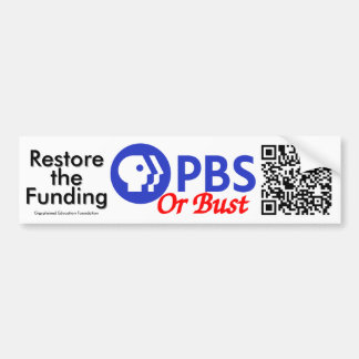PBS- eller Bust Bumper-fästdon Bildekal