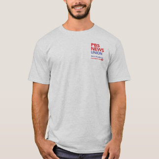 PBS NewsHour Union T-shirt-logotyp på sidan T Shirt