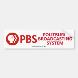 PBS Politburo Broadcasting System Bildekal
