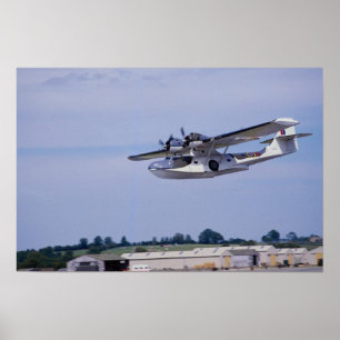 PBY 5A Catalina, reconnaissanceflyi för världskr Poster