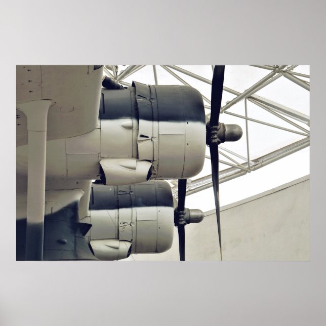 PBY-5A Catalina WW2 Amphibious Aircraft Canso Poster (Framsidan)