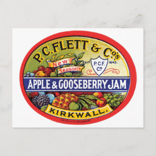 PC Flett & Cos. Apple & Gooseberry Sylt Vykort