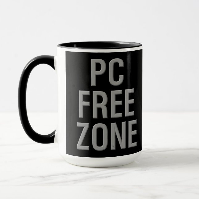 PC Free Zon Black-kombinationen mugg (Vänster)