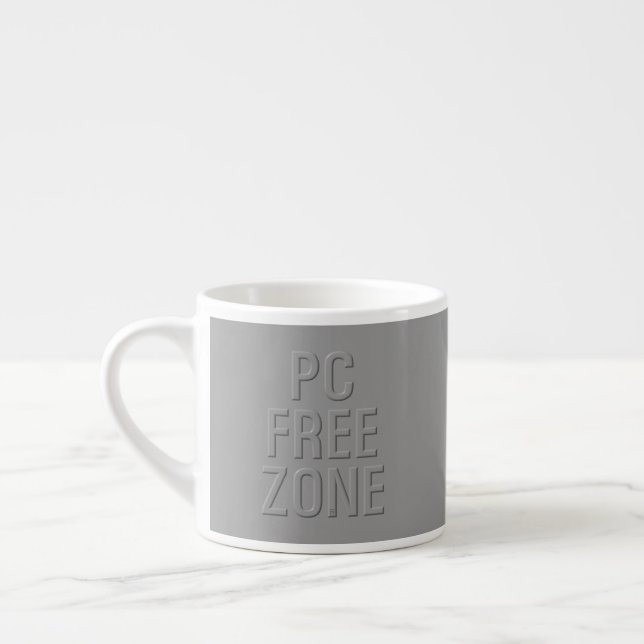 PC Free Zon grått espresso mugg Espressomugg (Vänster)