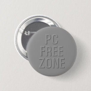 PC Free Zon grått-standardrundknapp Knapp