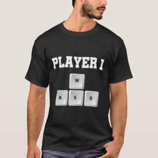 Pc Gamer Valentines day Par Gift Wasd Tangentbord T Shirt