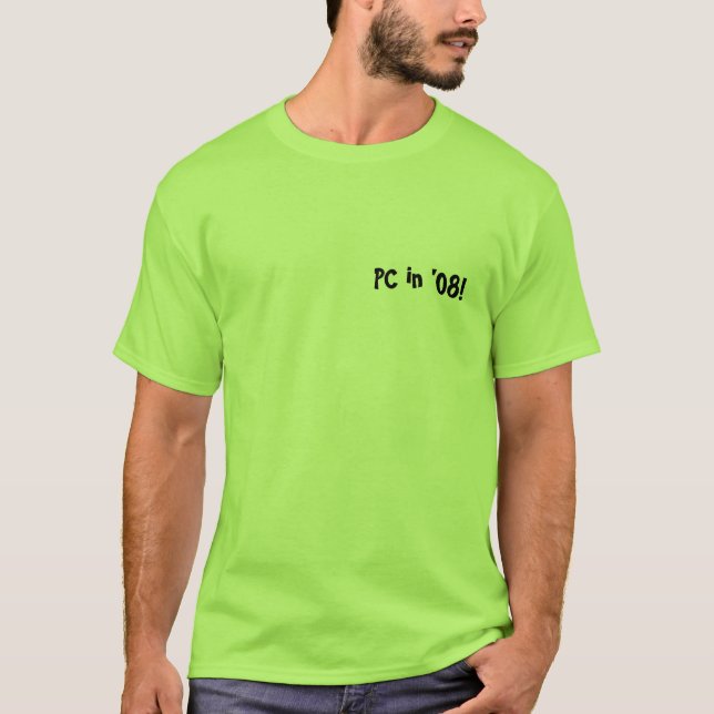 PC i '08! T-shirt (Framsida)