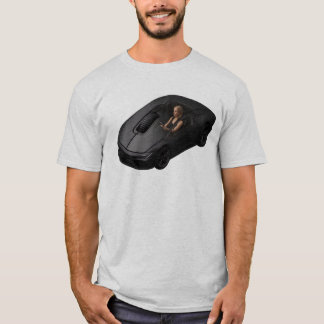 PC Mouse-Car: Klicka på en superbils hastighet T Shirt