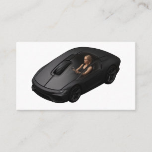 PC Mouse-Car: Klicka på en superbils hastighet Visitkort