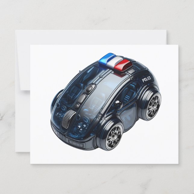 PC Mouse-Car: Polis Fordon (Framsida)