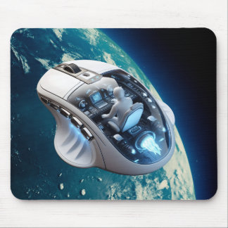 PC Mouse-Spacecraft: Klicka på Earth Orbit. Musmatta