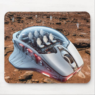 PC Mouse-Spacecraft: Rulla på Mars - Uppdrag 01. Musmatta