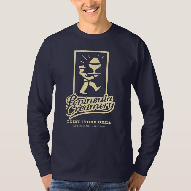 PC:N lagar mat med grädde (chipen) T-shirt (Framsida)