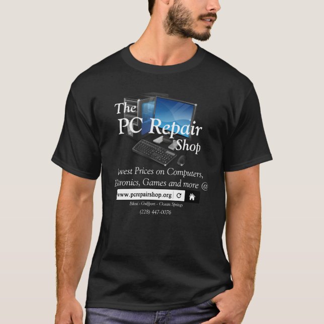 PC:N reparerar shoppar den högvärdiga T-tröja 2016 Tee (Framsida)
