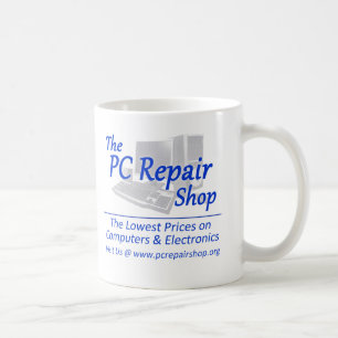 PC:N reparerar shoppar Kaffemugg