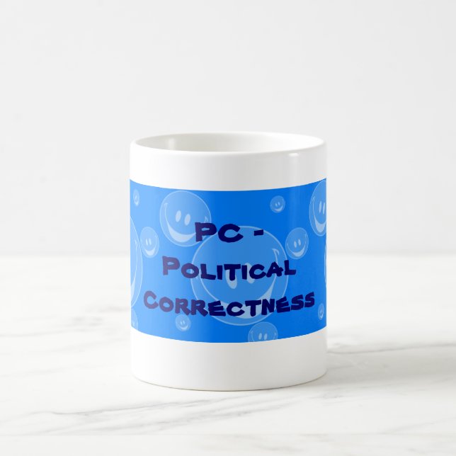 PC - Politisk korrekthet Kaffemugg (Center)