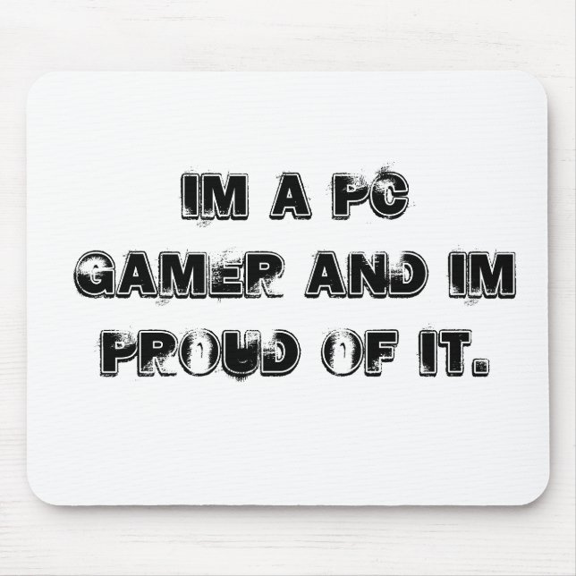 PC som spelar mousepad Musmatta (Framsidan)