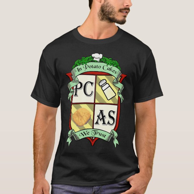 PCAS - Sköld design T Shirt (Framsida)