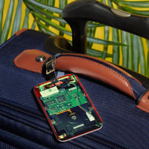 PCB-kort, elektroniska delar och tryckt krets Bagagebricka