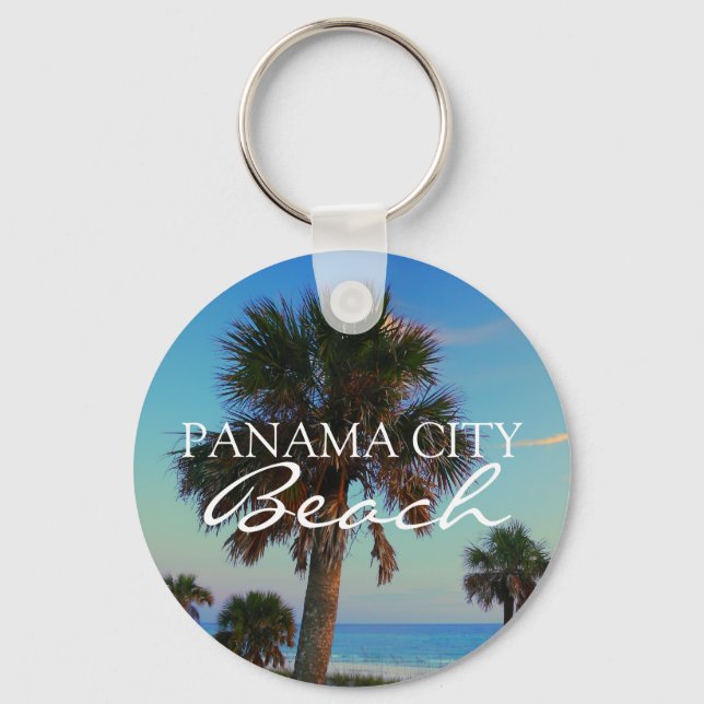 PCB Panama City Beach Florida Value Nyckelring (Framsida)