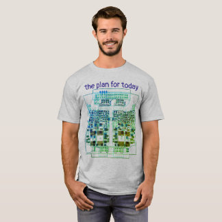 PCB Printed Circuit Board Platinen-Shirt mit Plan T Shirt