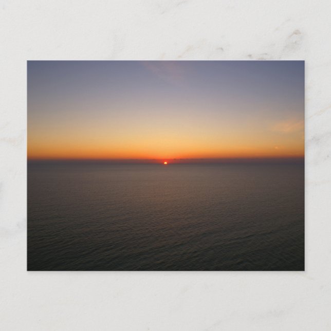 PCB Sunset Wish du var här Vykort (Framsida)