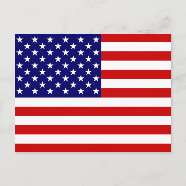 Pccnt USA flagga Vykort (Framsida)