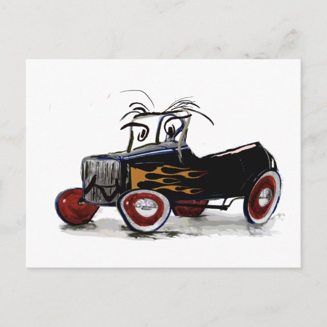 PCHotRod02 Vykort (Framsida)