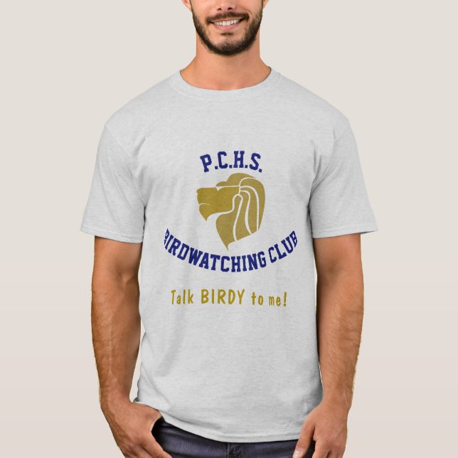PCHS-fågelskådningskjorta T Shirt (Framsida)